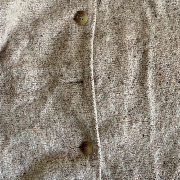 Vintage Wool teddy trench coat - Picture 3 of 4